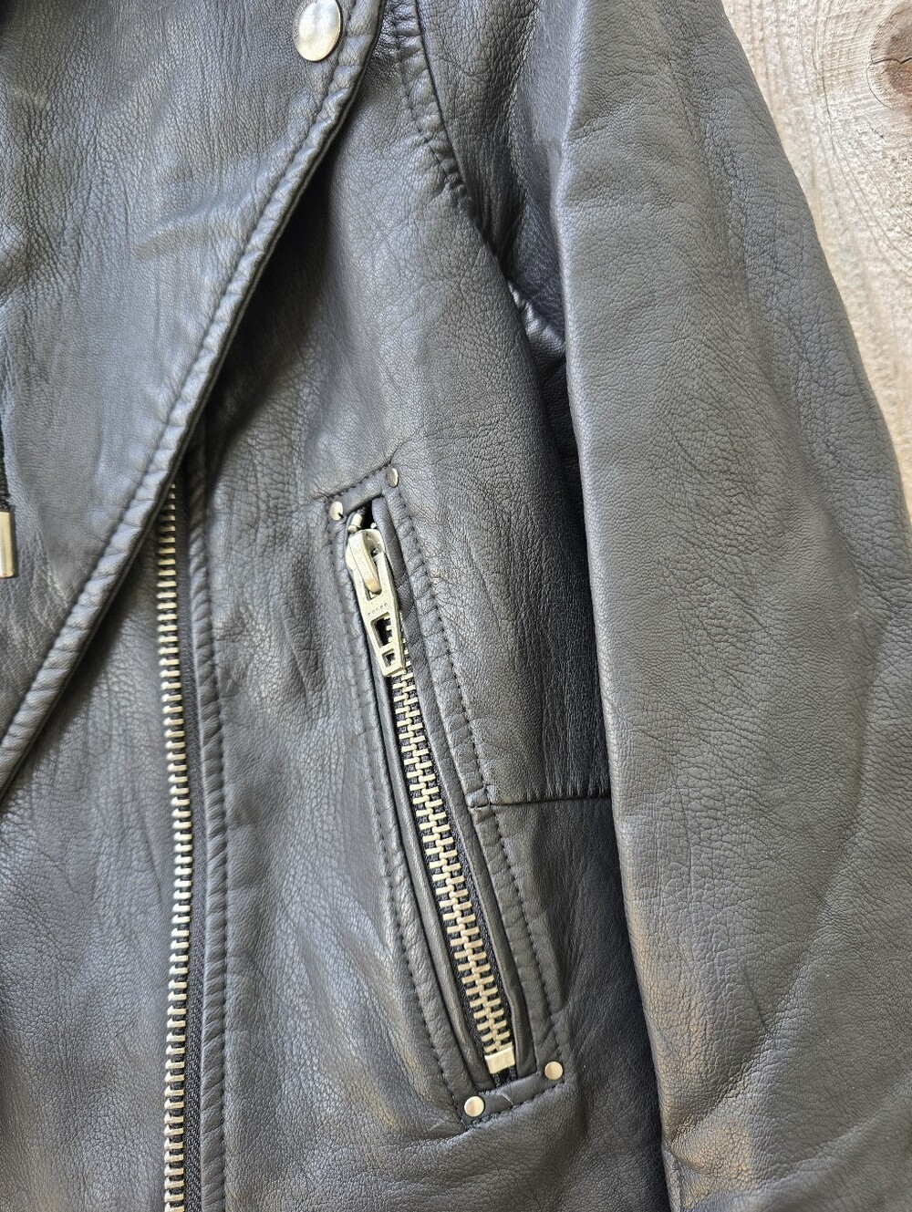 Blank Nyc Hooded Faux Leather Jacket - Picture 6 of 8